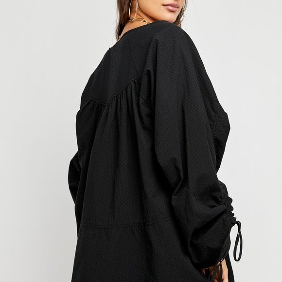🎉LAST CHANCE🎉 NWT Free People Brynn Tunic / Black - Picture 4 of 7